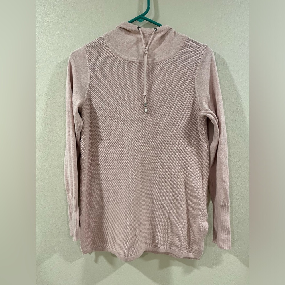 Women's Pink Hooded Sweater